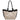 Coccinelle Finn Canvas - Henkeltasche 32 cm (natural/noir)