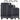 CHECK.IN London 2.0 Trolley-Set 3tlg. (carbon blau)