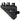 Jack Wolfskin Morobbia Triangle Bag - Frame bag (bikepacking) 27 cm (flash black)