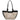Coccinelle Finn Canvas - Henkeltasche 25 cm (natural/black)
