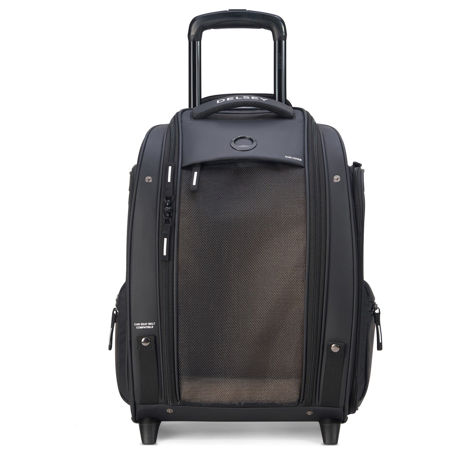 902372 Delsey Paris Raspail - 2-wheel animal trolley 48 cm sustainable (black ...