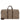 Guess Milano Weekender - Reisetasche 55 cm (beige/brown/blue)