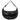 Seidenfelt Glossy Nylon Norrlida Halfmoon - Schultertasche 45 cm (black)