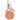 Lacoste Mirror Racket Croc Charm - Schlüsselanhänger (blossom)