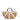 Coccinelle Shell Straw - Henkeltasche 37 cm (natural/pearl)